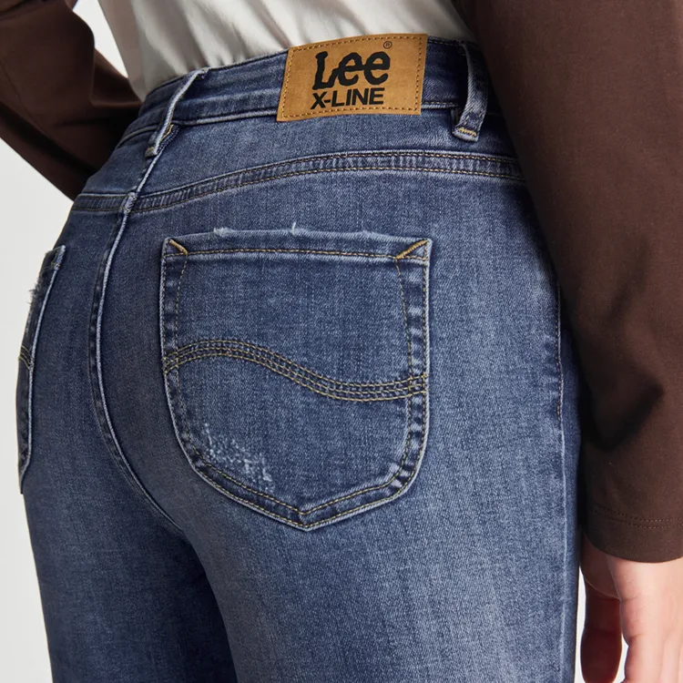 Lee FW24 Jeans Women's Dark Blue-5