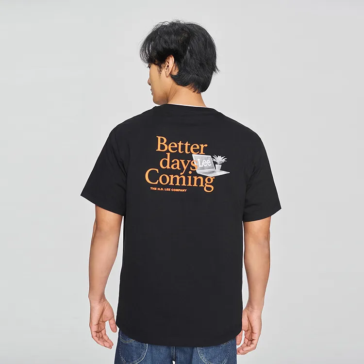 Lee T Shirts Men Black-6