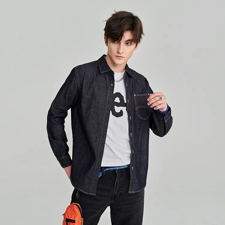 Lee Shirts Men Washed-2