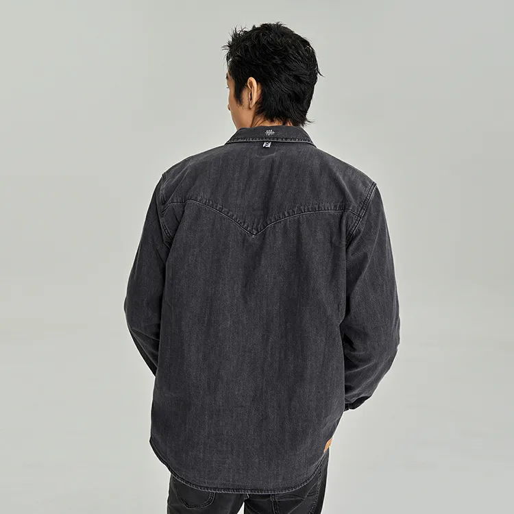 Lee Shirts Men Black Gray Color-6