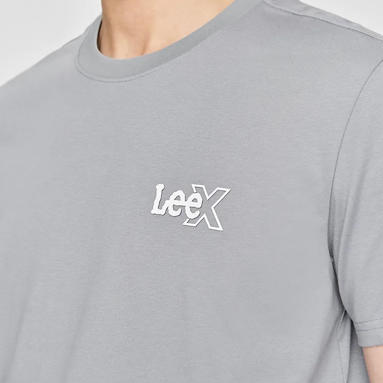 Lee T Shirts Men Lime Gray-5