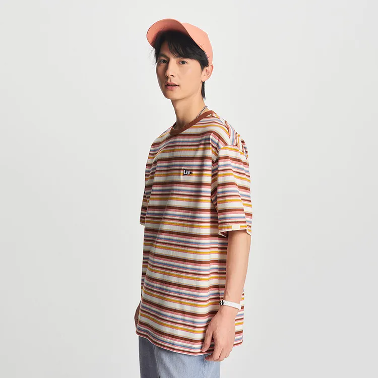 Lee T Shirts Men Brown-6