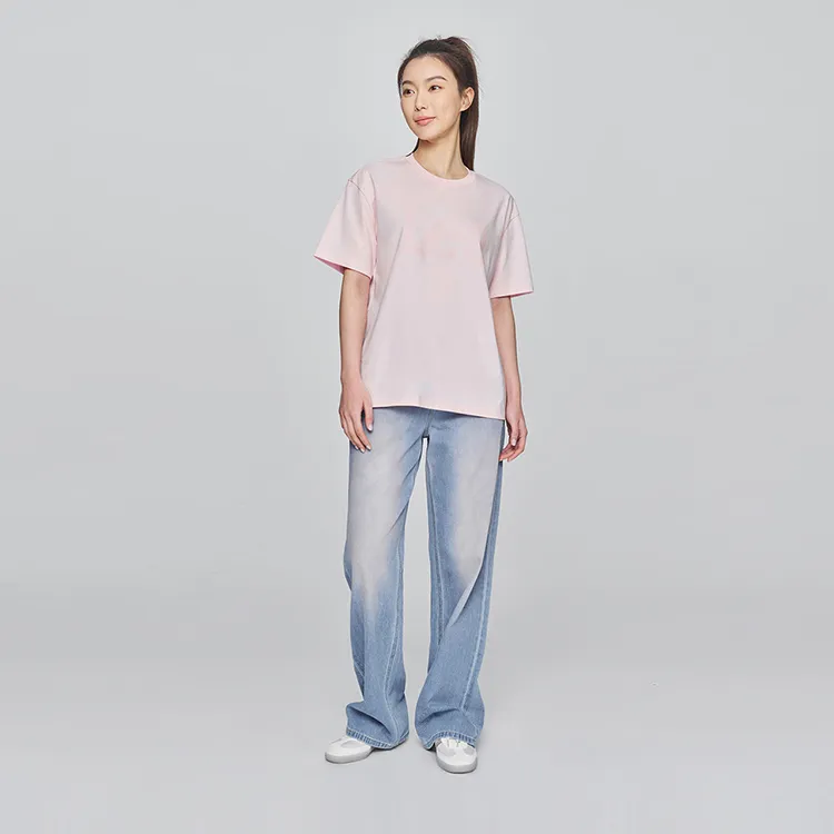 Lee T Shirts Women's Pink-2