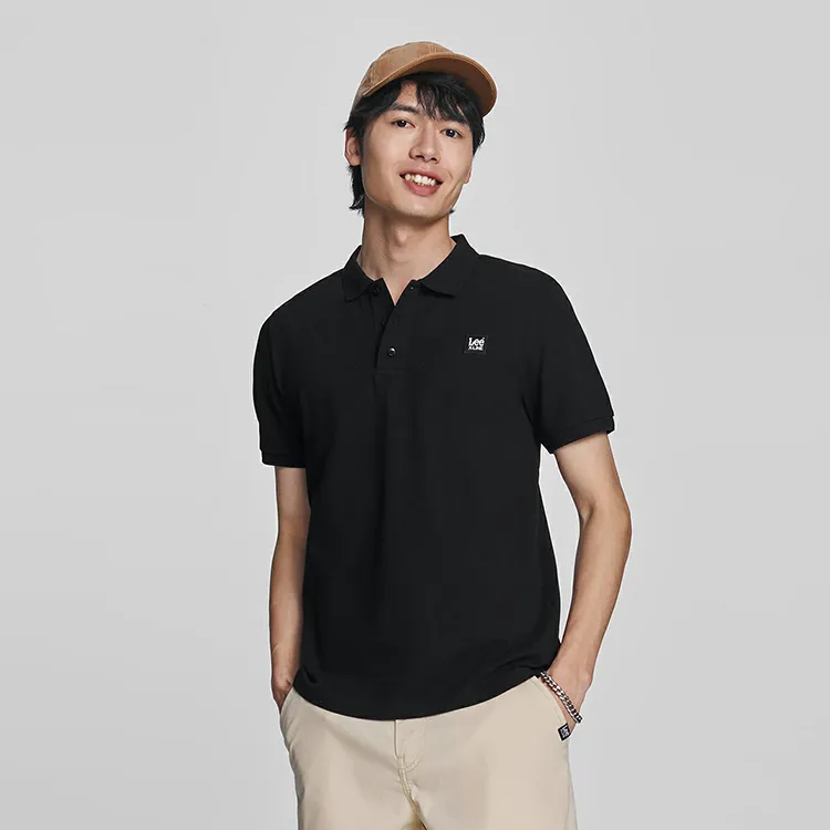 Lee Polo Shirts Men Black-3