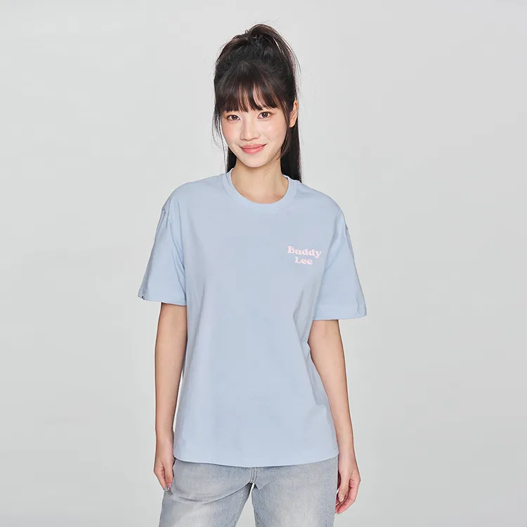 Lee T Shirts Women's Sky Blue-3