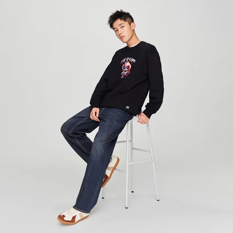 Lee FW24 Sweatshirt Unisex Black-3