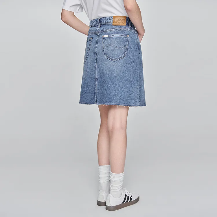 Lee SS25 Denim Short Skirts Women's-5
