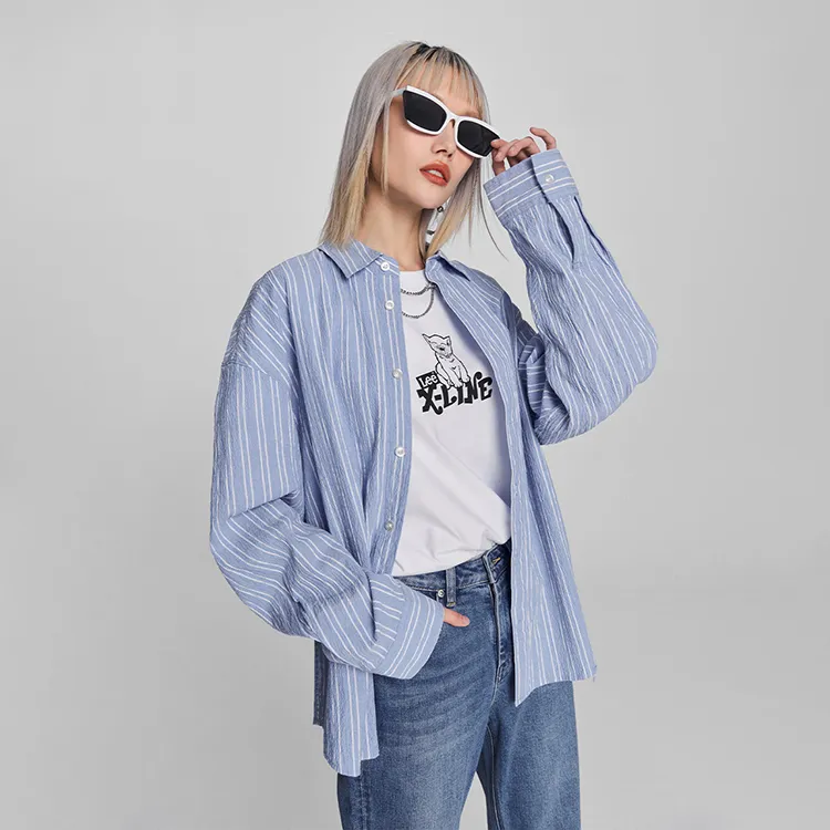 Lee Xline Shirts Unisex Blue-4