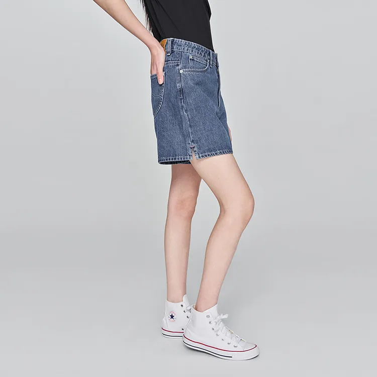 Lee Denim Shorts Women's Medium Blue-4