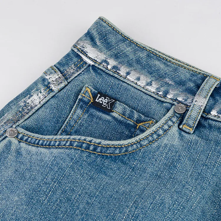 Lee SS25 Denim Short Skirts Women's Light Blue-4