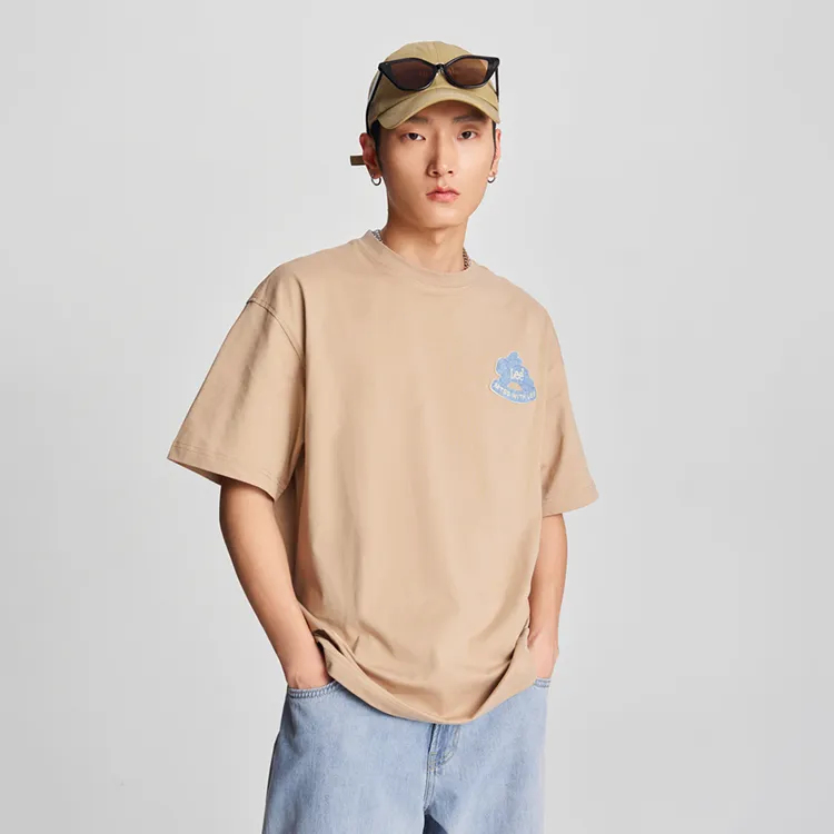 Melting Sadness X Lee T Shirts Unisex Khaki-5
