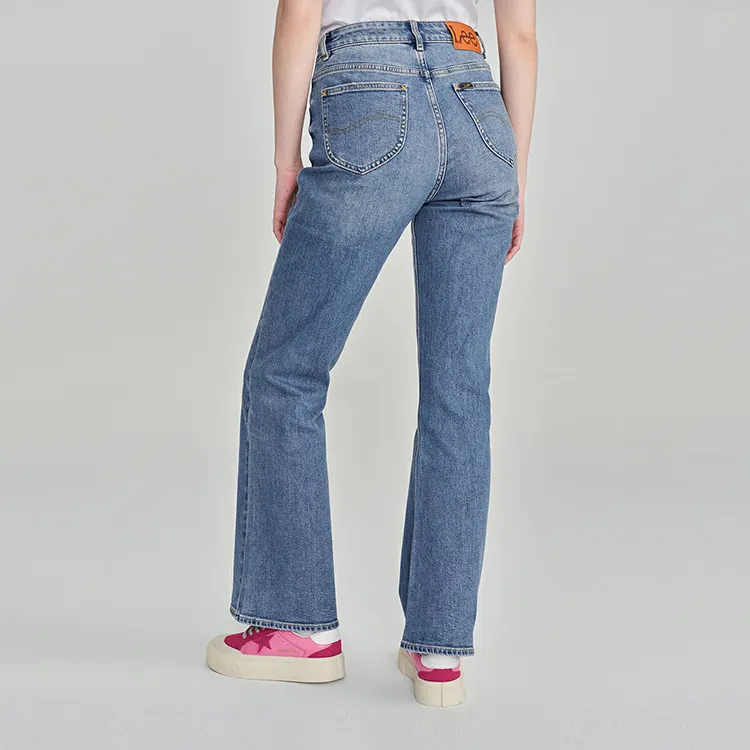 Lee Jeans Women's Medium Light Blue-4