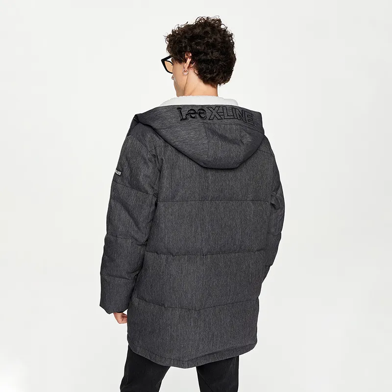 Lee Xline Down Jackets Men Black Gray Color-3