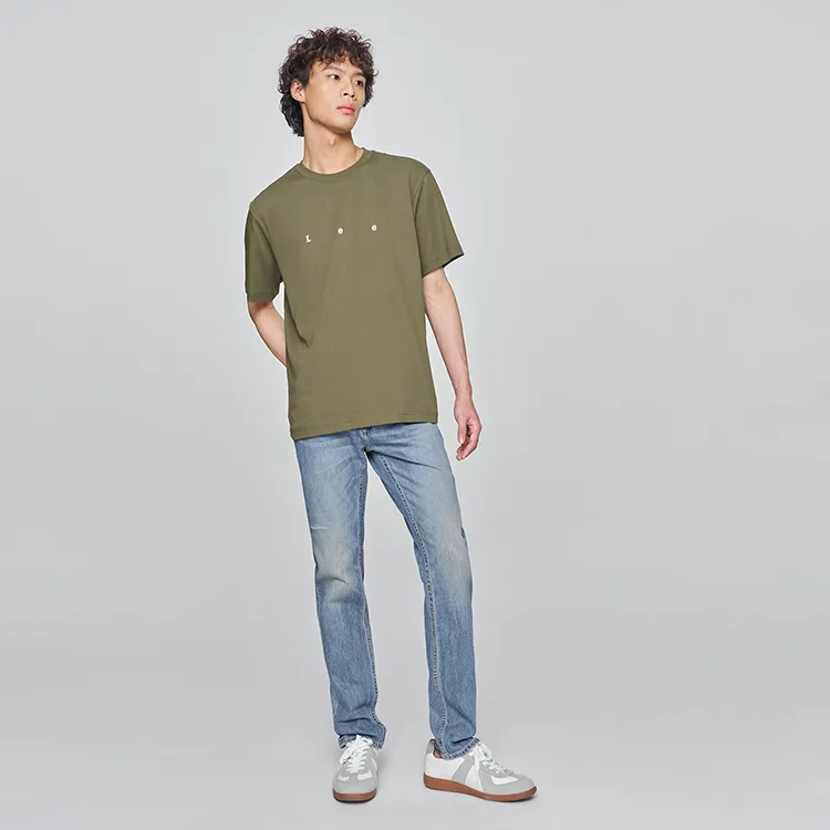 Lee SS25 T Shirt Men's Olive Green-2