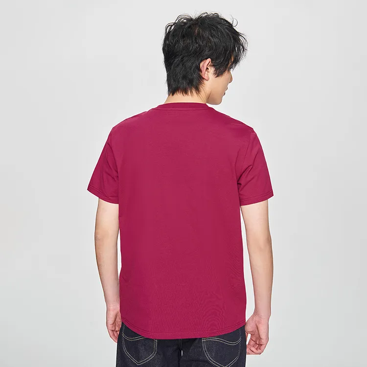 Lee SS25 T Shirt Men's Burgundy-6