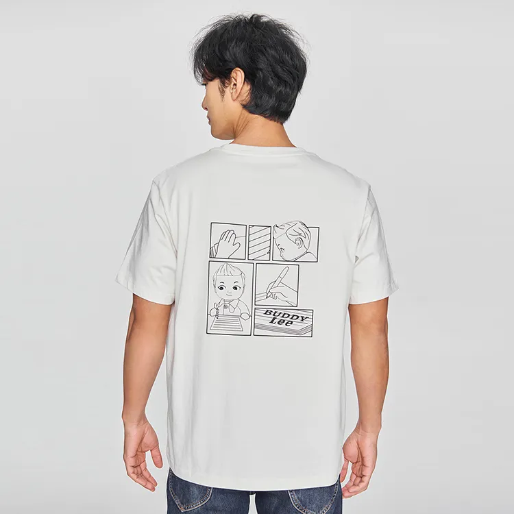 Lee T Shirts Men Ecru-6