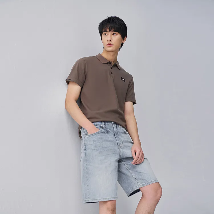 Lee SS25 Denim Shorts Men's Light Blue-3