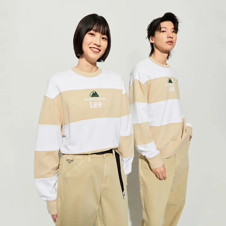 Lee Buddy Lee Series FW23 Sweatshirt Unisex Beige-2
