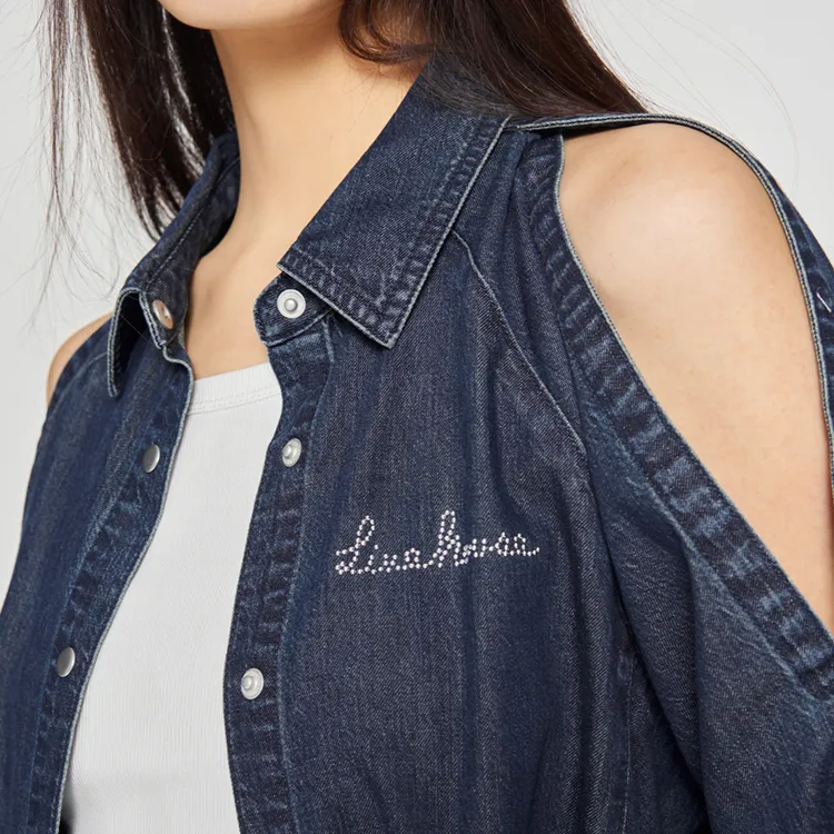 Lee SS25 Shirt Women's Vintage Dark Blue-2