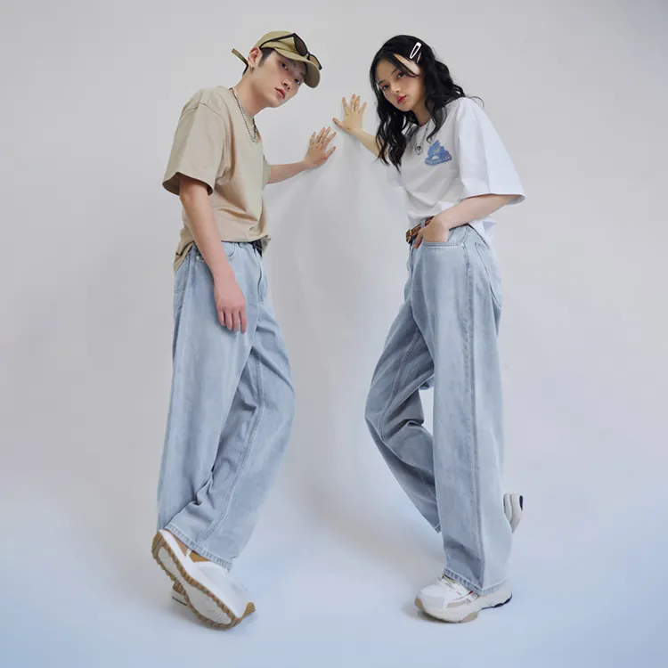 Melting Sadness X Lee Jeans Unisex Light Blue-3