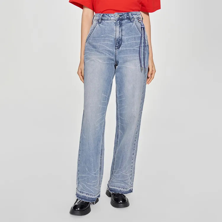 Angel Chen X Lee Jeans Women's Light Blue-3