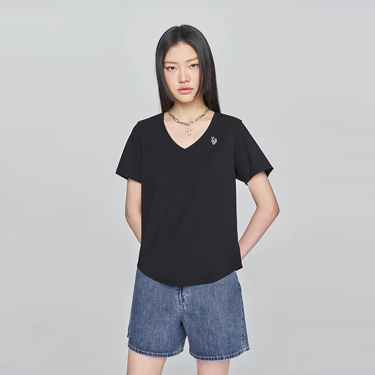 Lee Regular T Shirt Women's Black-3