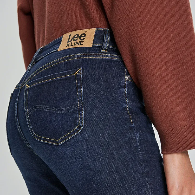 Lee Xline Jeans Women's Dark Blue-5