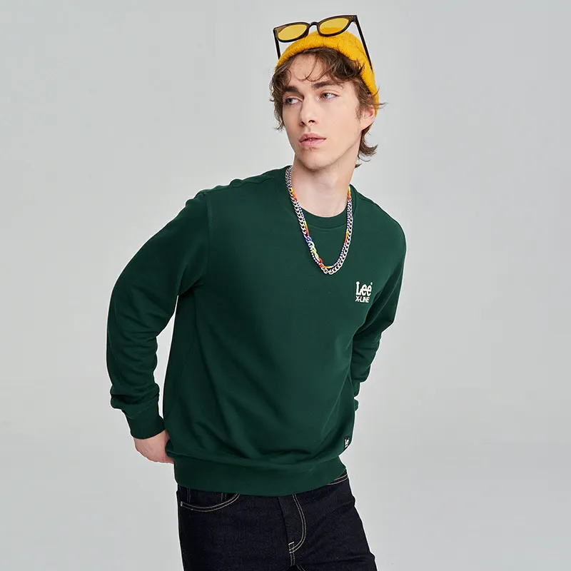Lee Xline Sweatshirts Men Green-5