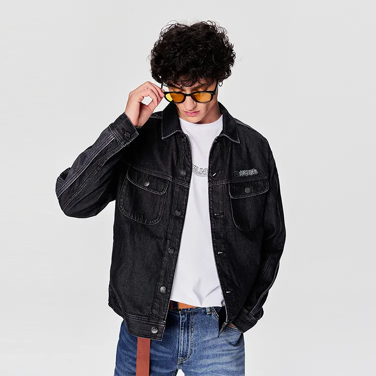 Lee Xline Denim Jackets Men Black-5