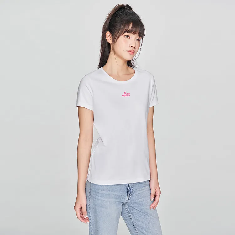 Lee T Shirts Women's White-4