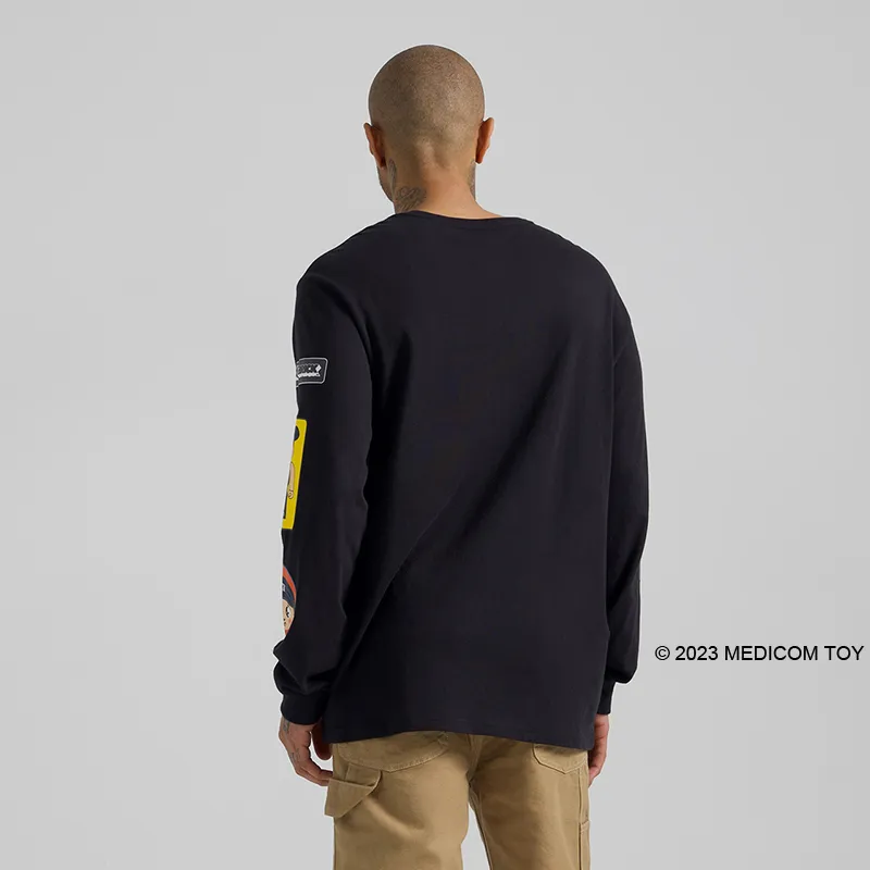 Be@rbrick X Lee T Shirts Men Black-7