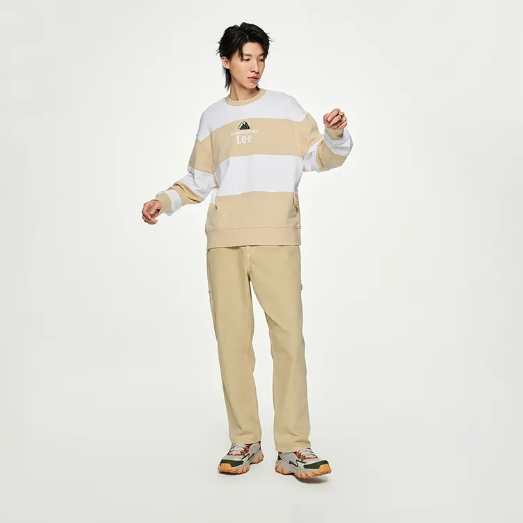 Lee Buddy Lee Series FW23 Sweatshirt Unisex Beige-5