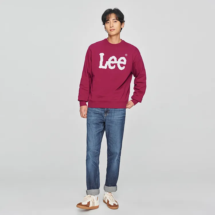 Lee Sweatshirts Men Burgundy-2