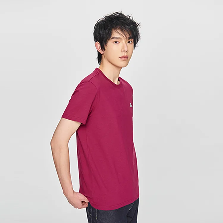 Lee SS25 T Shirt Men's Burgundy-4
