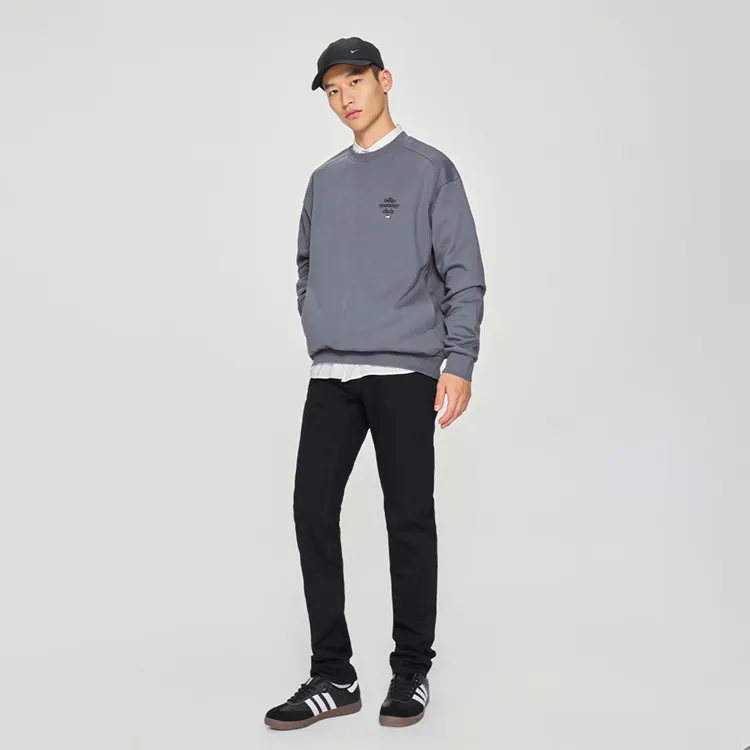 Lee Sweatshirts Men Iron Gray-2
