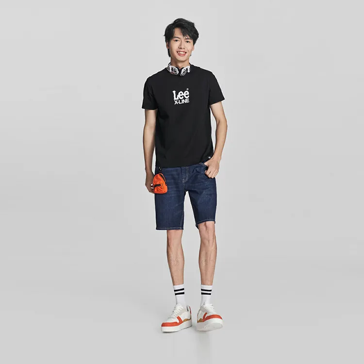 Lee T Shirts Men Black-3