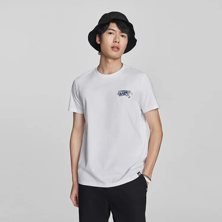Lee T Shirts Men White-2