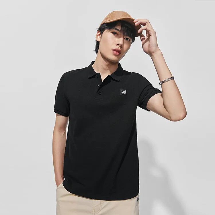 Lee Polo Shirts Men Black-2