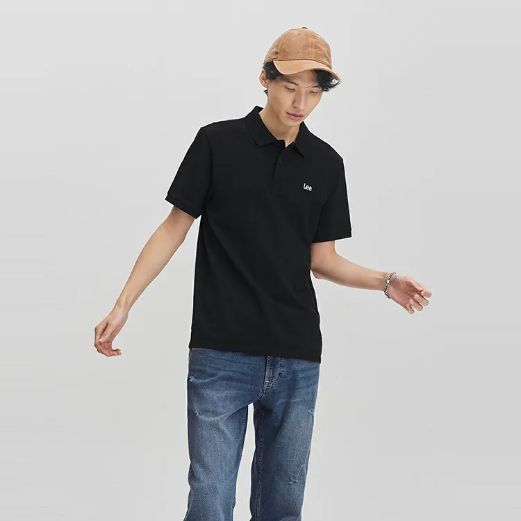 Lee Polo Shirts Men Black-2