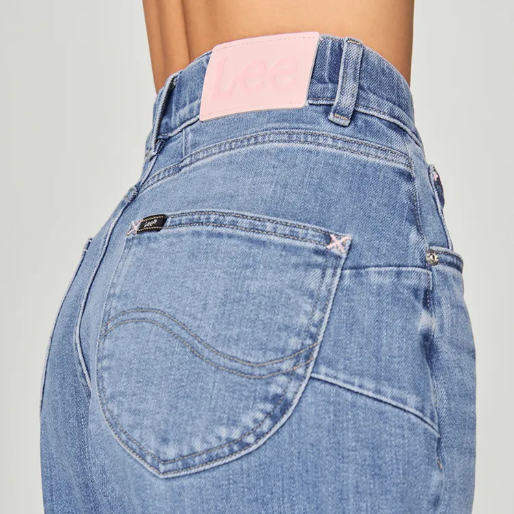 Lee FW24 Jeans Women's Medium Light Blue-5