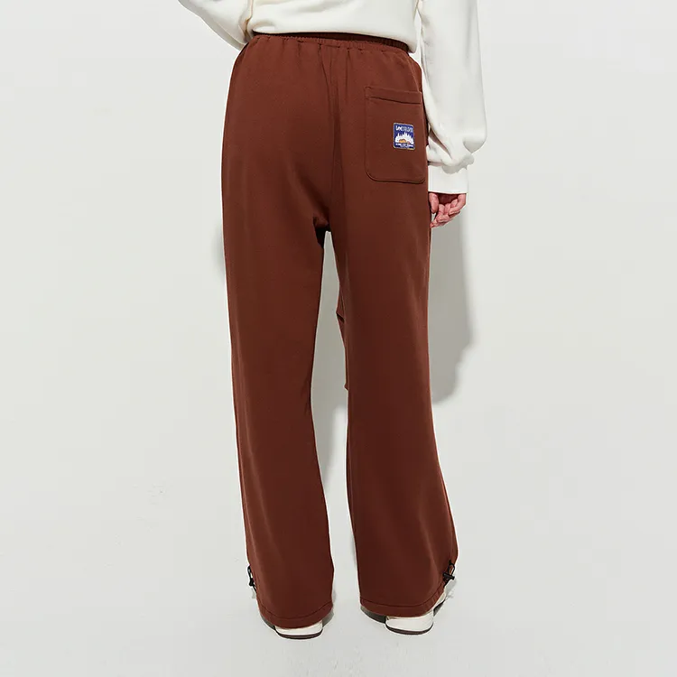 Lee Knitted Sweatpants Unisex Brown-6
