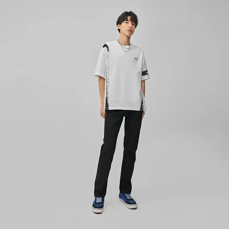 Lee T Shirts Men White-2