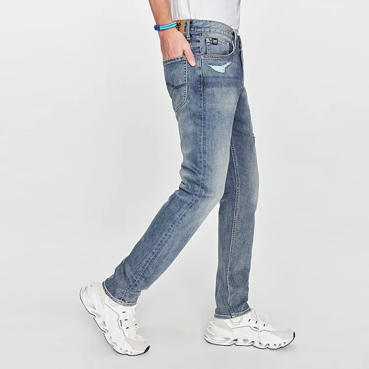 Lee Jeans Men Medium Light Blue-5