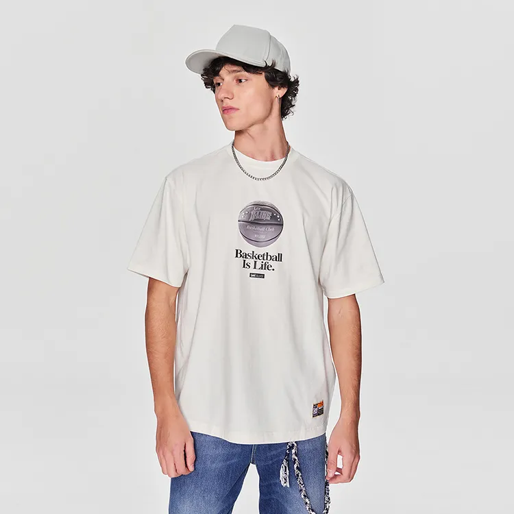 Lee Xline T Shirts Men Ecru-5