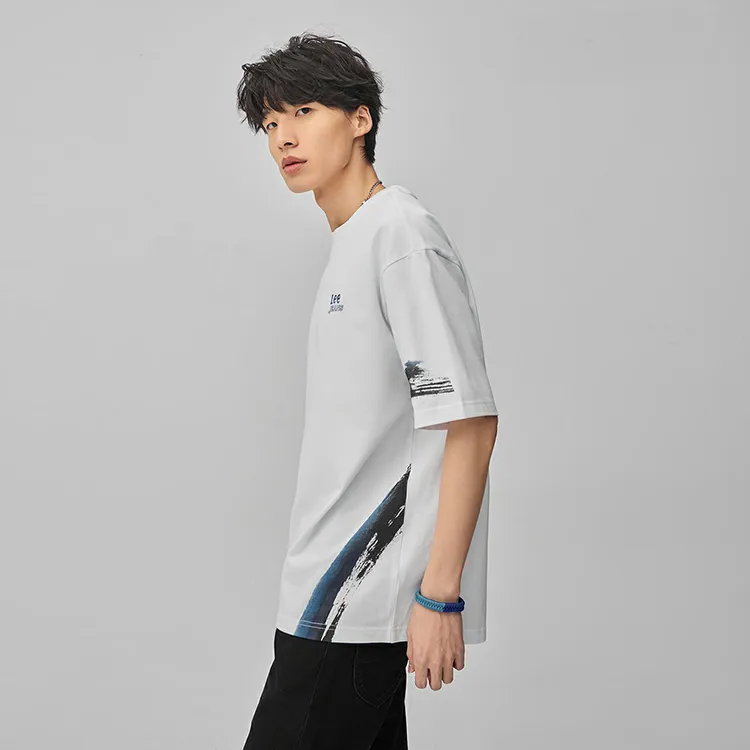 Lee T Shirts Men White-6