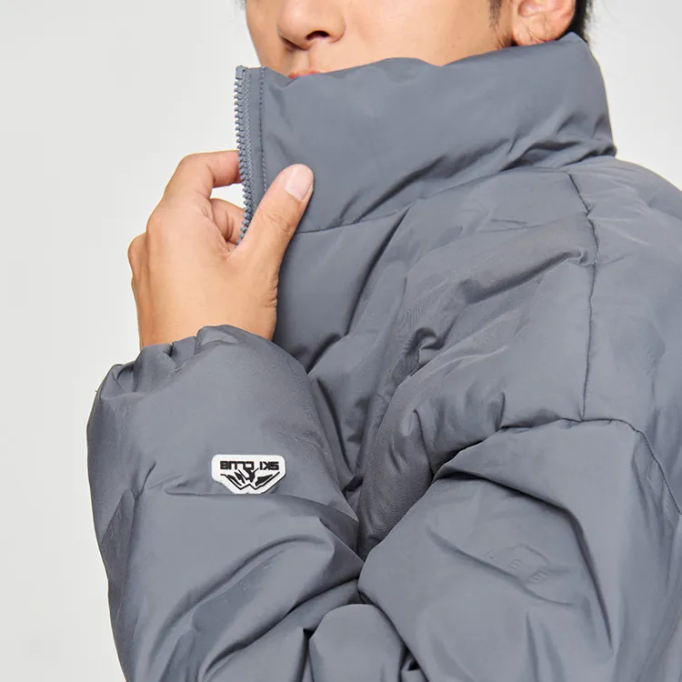Lee Puffer Jackets Men Blue Gray-5