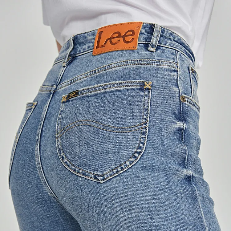 Lee Jeans Women's Medium Light Blue-5