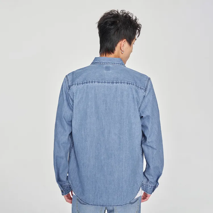 Lee SS25 Shirt Men's Light Blue-2