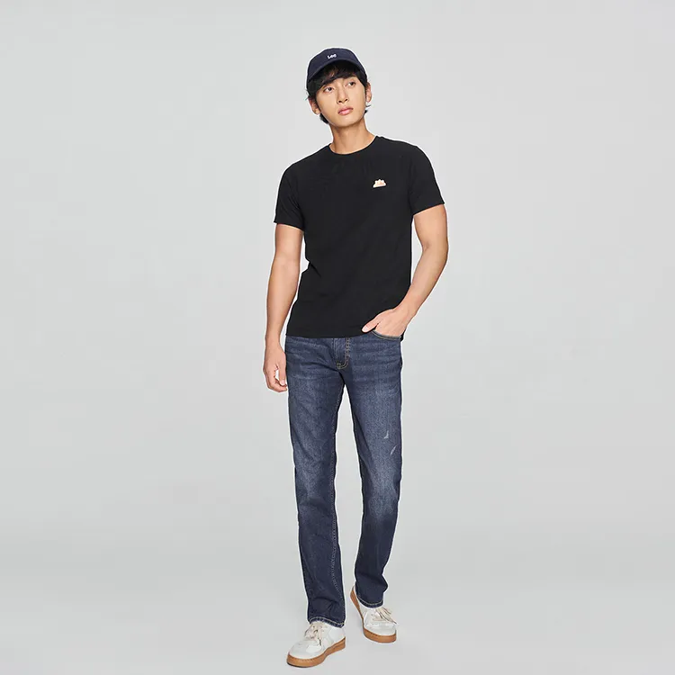 Lee T Shirts Men Black-2