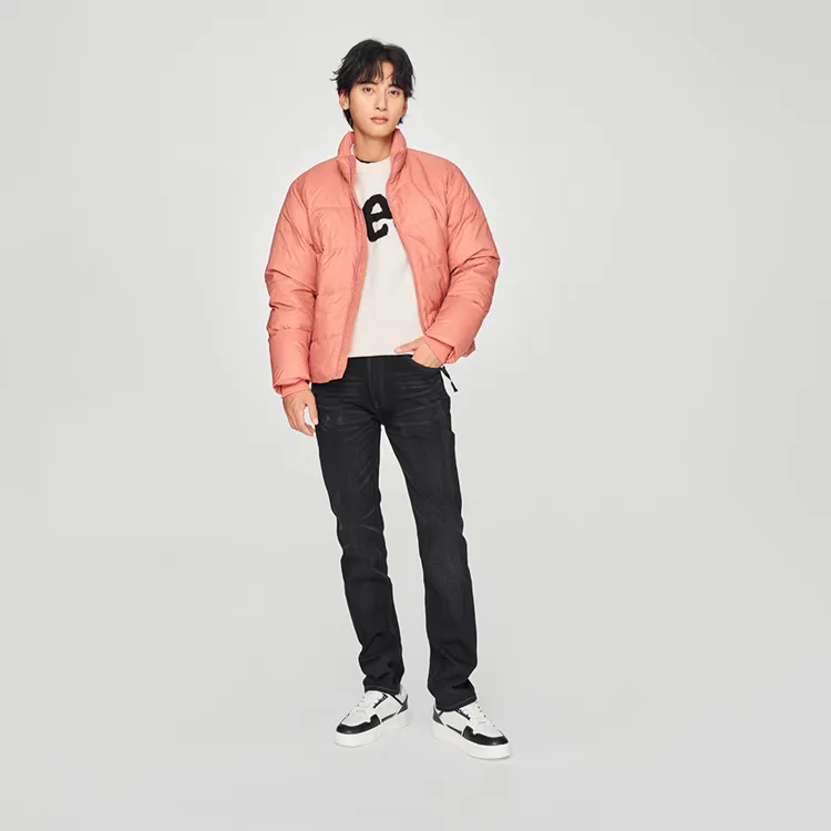 Lee FW24 Down Jacket Men's Dirty Orange Pink-2
